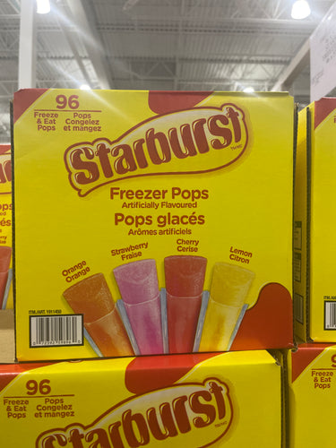 Starburst Freezer Pops Variety - 1 x 5.14 Kilos